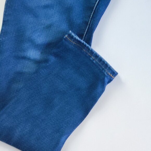 Levi's 721 jeans high-rise skinny stretch dark wash blue women's size 27 - Picture 9 of 14